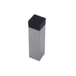 Adoored Satin Chrome Rectangle Rubber Bumper Door Stop
