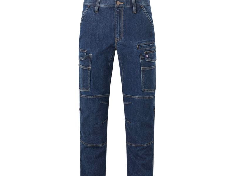 Size 87R Indigo Cargo Jeans
