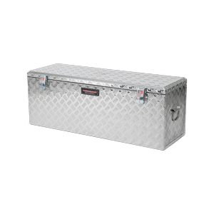 Thunderbox 1110 x 370 x 410mm Aluminium Checker Plate Toolbox
