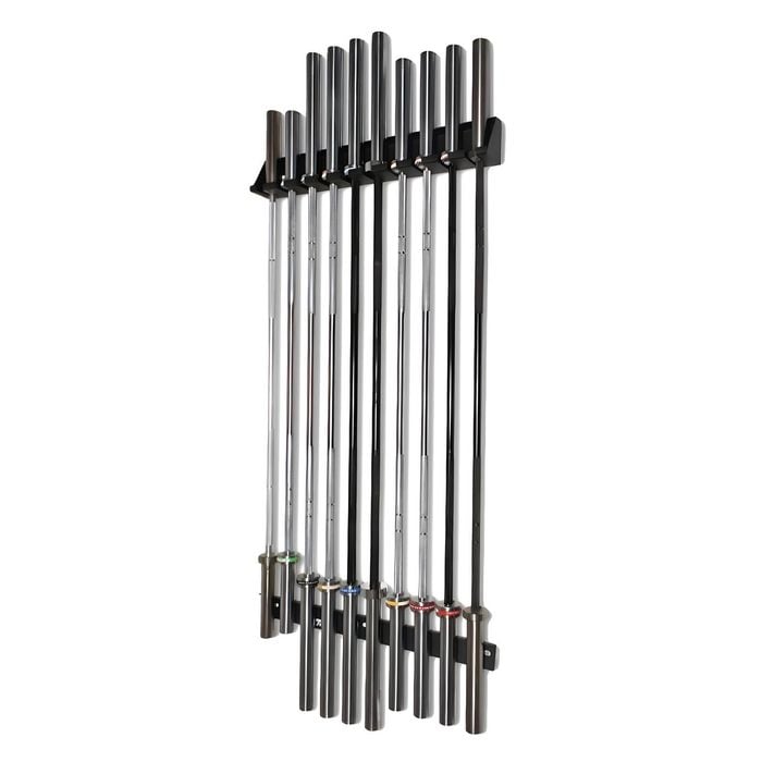 Partenope Fitness 10 pcs Wall Mounted Barbells Rack