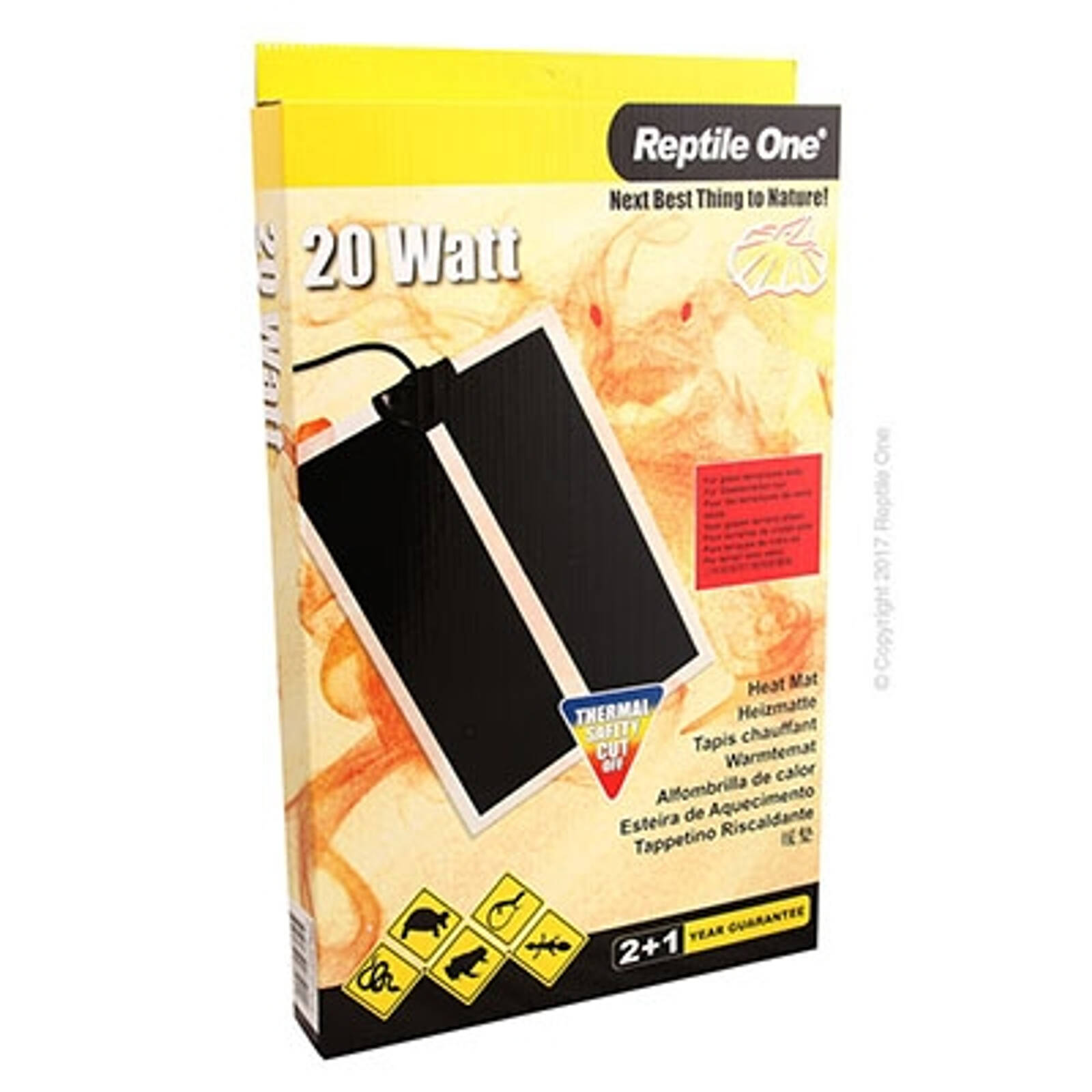 REPTILE HEAT M20W 2個　　XS6W 1個 Reptile One Heat Mat 20w - Bunnings Australia