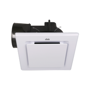 Click 250mm White Ducted Exhaust Fan - Square