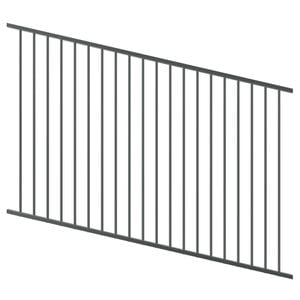 ProtectorAl 1201 - 2400 x 1200mm Monument Raked Up to 15º Flat Top Pool Fence Panel