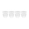 6x 4pc Partyware Reusable Drinking Tumbler Cup Set 270ml Clear