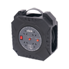 Click 15m Domestic 4 Outlet Cable Reel