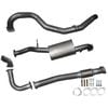 Ignite Exhausts Turbo Back for Nissan GU Patrol 4.2L Turbo Diesel Wagon 3" Muffler Raw Aluminised Steel