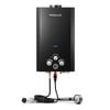 GASLAND 10L Tankless Gas Water Heater On-Demand Water System Outdoor Shower Black