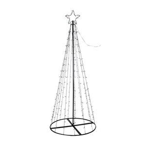 Jingle Jollys Solar Christmas Tree 3.6M 400 LED Xmas Tree Decor 8 Light Modes