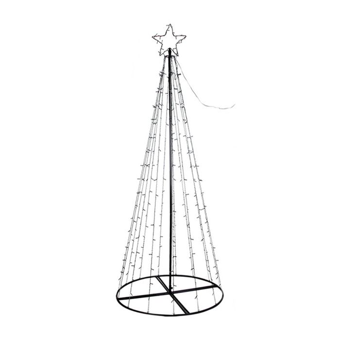 Jingle Jollys Solar Christmas Tree 3.6M 400 LED Xmas Tree Decor 8 Light Modes