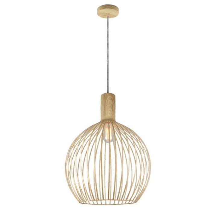 Gabbia 30CM Light Timber Look Pendant