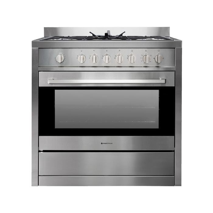 Parmco 900mm 107L Stainless Steel 4 Function Gas Stove