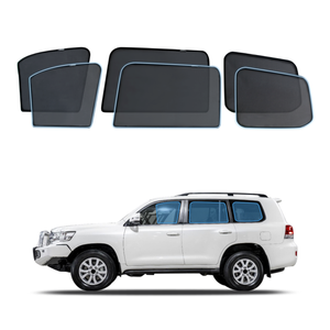 AUSGO Magnetic Window Sun Shade for Toyota Land cruiser 200 LC200 2007-2021 6-Piece Set Car Shades