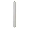 Adoored 53 x 53 x 710mm White Square Pine Furniture Leg