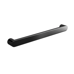 Hotwire 600mm Stainless Steel Single Horizontal Round Heated Towel Rail