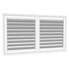 EasyAS 1510 x 900mm White Adjustable Plantation Shutter
