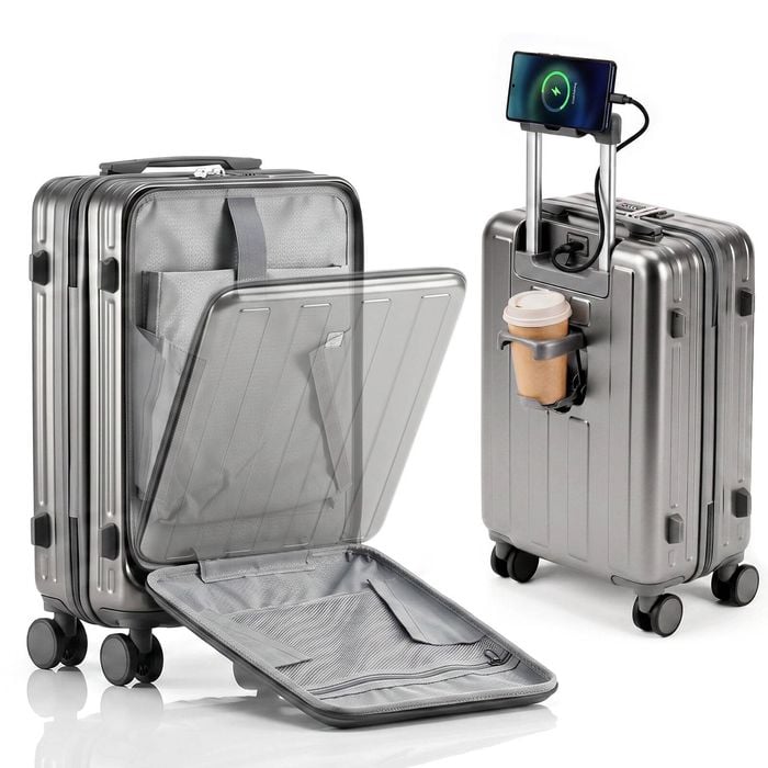 Advwin 20" Carry On Luggage Airline Approved,  Includes 7-piece Travel Organiser Bag Set
