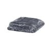 350gsm Soft Plain Faux Mink Blanket Single / King Single 160x220 Cm Shark