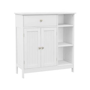 Costway 2-door Storage Cabinet Buffet Sideboard Cupboard Kitchen Hallway W/adjustable Shelf&drawer