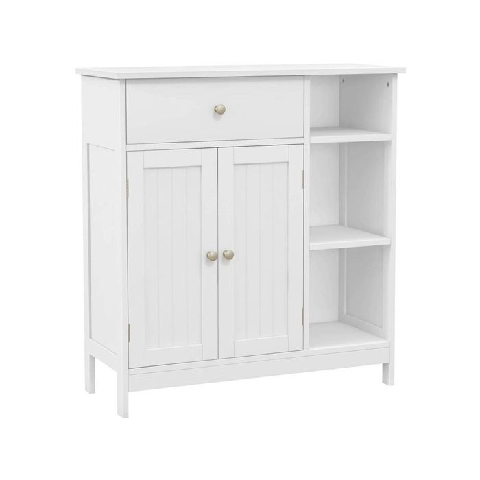 Costway 2-door Storage Cabinet Buffet Sideboard Cupboard Kitchen Hallway W/adjustable Shelf&drawer