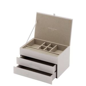 One Six Eight London Gabriella Cloud Grey Medium Jewellery Box