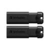 2x Verbatim Store'n'go Pinstripe Usb 3.0 Drive 32gb Black