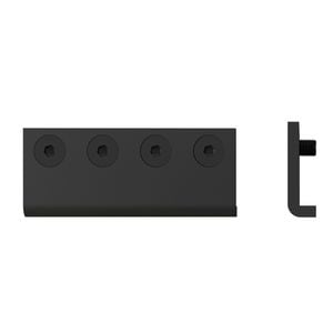 Rolltrak Matte Black Barn Door Track Joiner