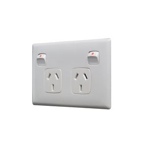 HPM Linea Double Power Point White