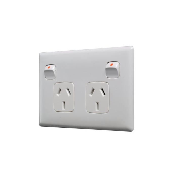 HPM Linea Double Power Point White