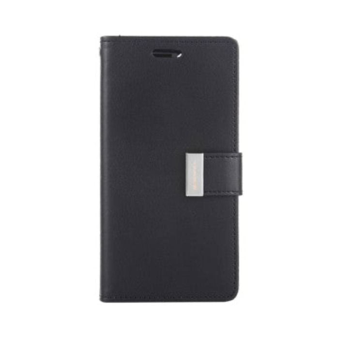 Goospery Rich Diary for iPhone 16 Pro - Black