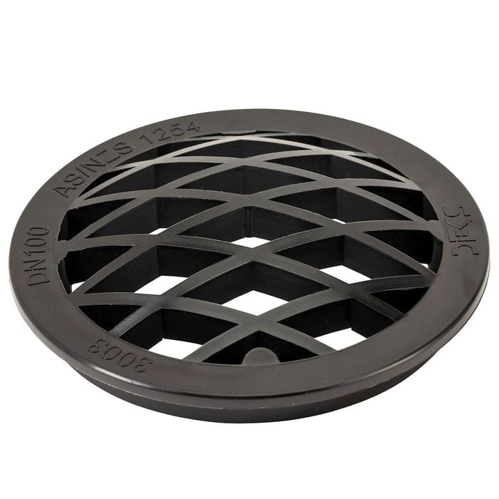 Deks 100mm Domed DWV PVC Grate