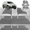 6D Diamond Car Floor Mats for Holden Captiva 7 2009-2015-Ultimate Set-Grey-Outback GT