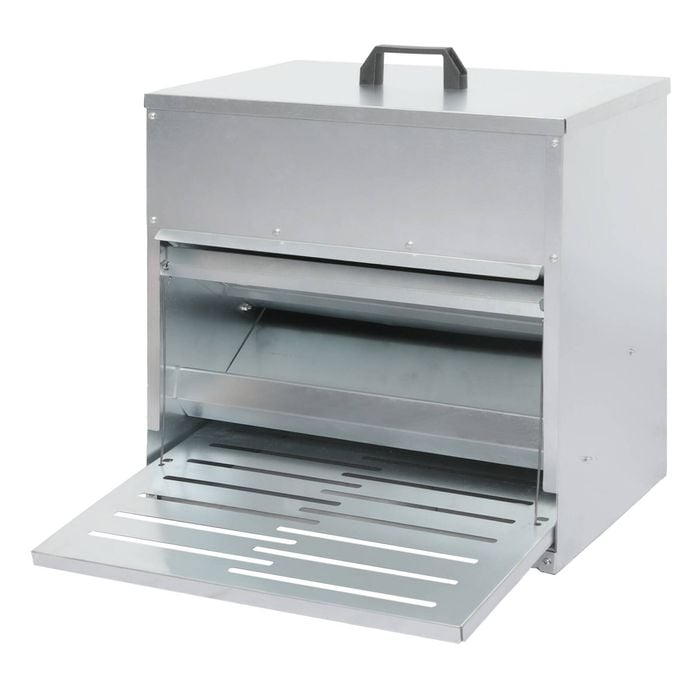 PaWz 10KG Auto Chicken Feeder Galvanised Steel