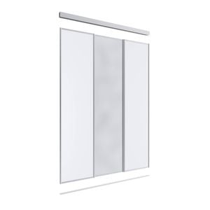 Lugna 2400 x 1800mm 1 Mirror 2 Melamine 3 Door Combo Package