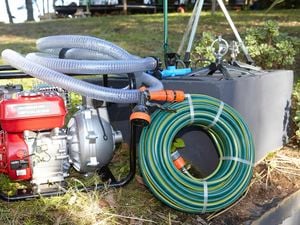 DIY Step Image - How to choose a bushfire sprinkler system . Blob storage upload.