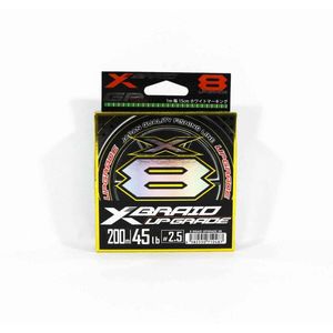 YGK XBraid Upgrade x8 Premium 200m Braid Fishing Line 45lb