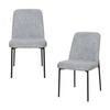 Libra 2pc Set Dining Chair Grey