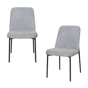 Libra 2pc Set Dining Chair Grey