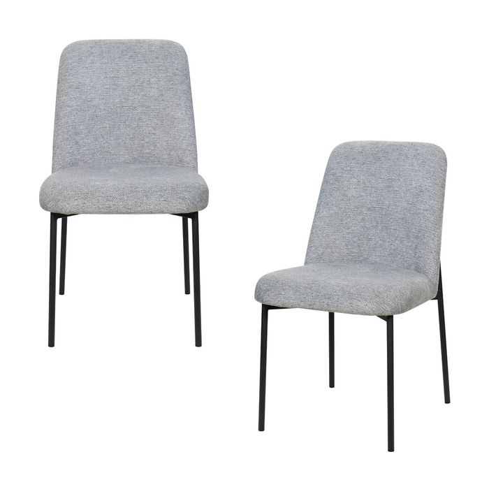 Libra 2pc Set Dining Chair Grey