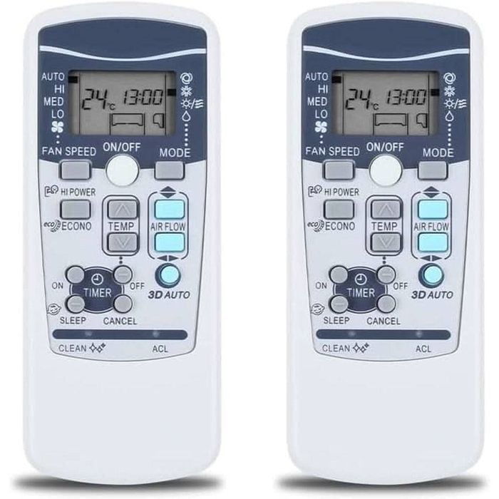 Tavice 2 Pack RKX502A001 Replacement Remote Control for Mitsubishi Air Conditioner, Compatible Models Included