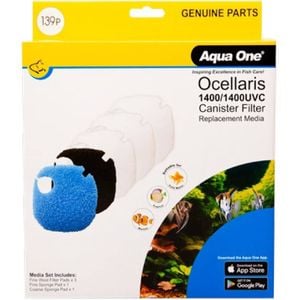 Aqua One Ocellaris 1400/1400uvc Media Set 139p (25139p)