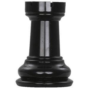 Plastic Black Castle - Rook From A 20cm Set