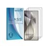 2 Pack MEZON Samsung Galaxy S24 Ultra (6.8") Clear Premium Fingerprint Unlock 9H HD Tempered Glass
