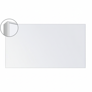 DuraWrite LX6 Whiteboard Magnetic with Slim Edge Frame 1500x1200mm