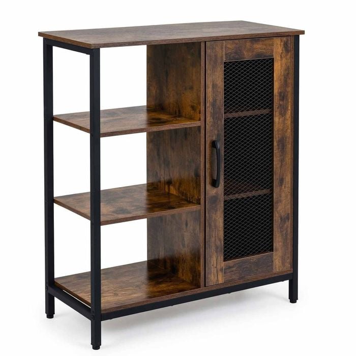 Costway Buffet Cabinet Coffee Bar Station Sideboard Adjustable Shelves