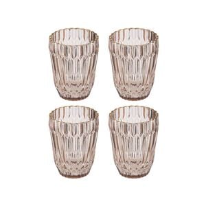 Tempa Amara Set of 4 Lowball Tumbler Coral