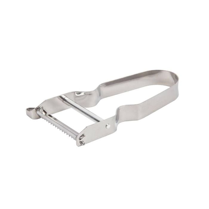 Vogue Julienne Speed Peeler Stainless Steel Serrated Blade Ergonomic Handle 110mm Kitchen Utensil