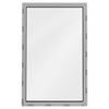 Polar     View 600 x 945mm Silver Grey Frosted Glass Fixed Panel Double Glazed Window