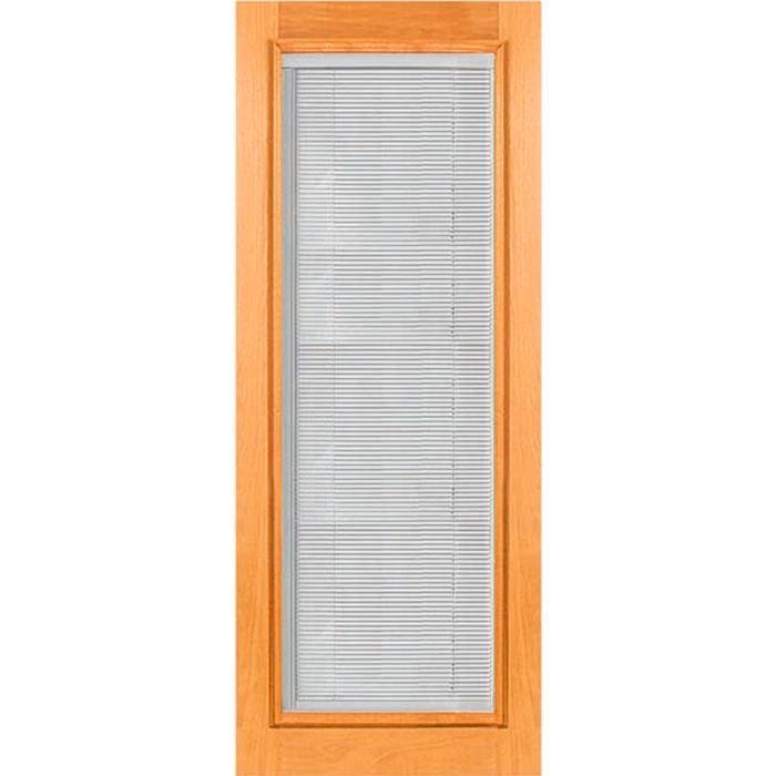 Woodcraft 2040 x 820 x 40mm Entrance Door 1 Lite HM Venetian Blind