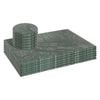 Argon Tableware 12pc Rectangle Marble Placemats & Round Coasters Set - 30cm x 20cm - Green