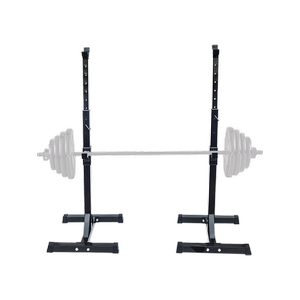 RTM Pair of Adjustable Squat Rack Steel Barbell Stand